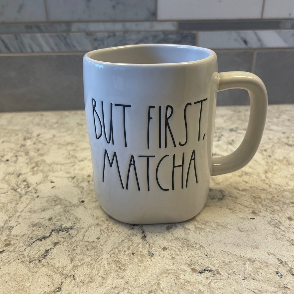 But‎ First Matcha - Rae Dunn coffee / tea  Mug - Picture 8 of 8